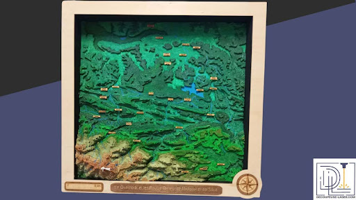 carte topo laser